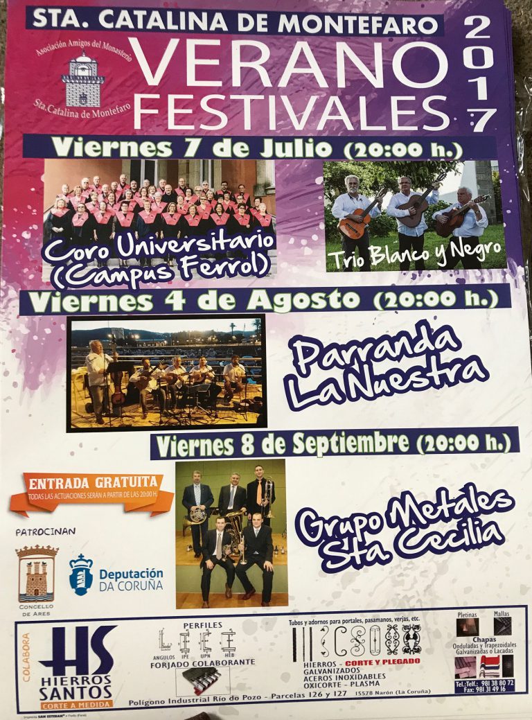 Cartel de los Festivales de Verano