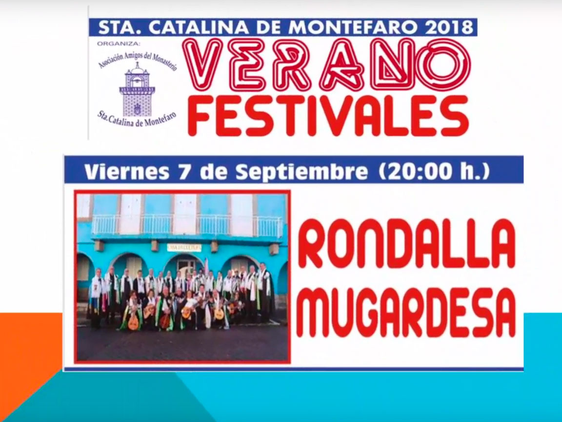 Rondalla Mugardesa. Festival no Mosteiro de Santa Catalina de Montefaro