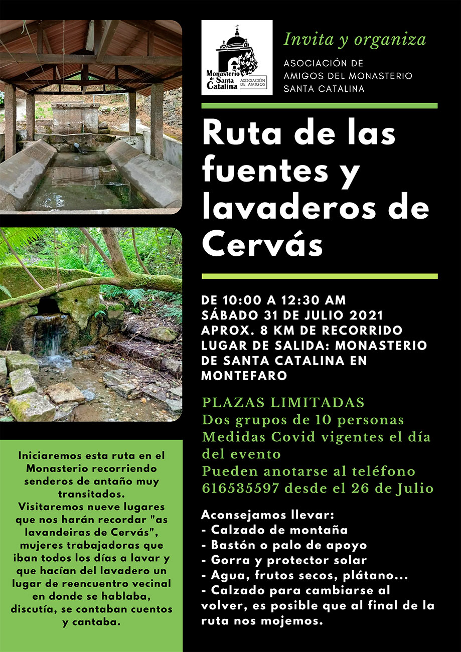 Ruta de las fuentes y lavaderos de Cervás