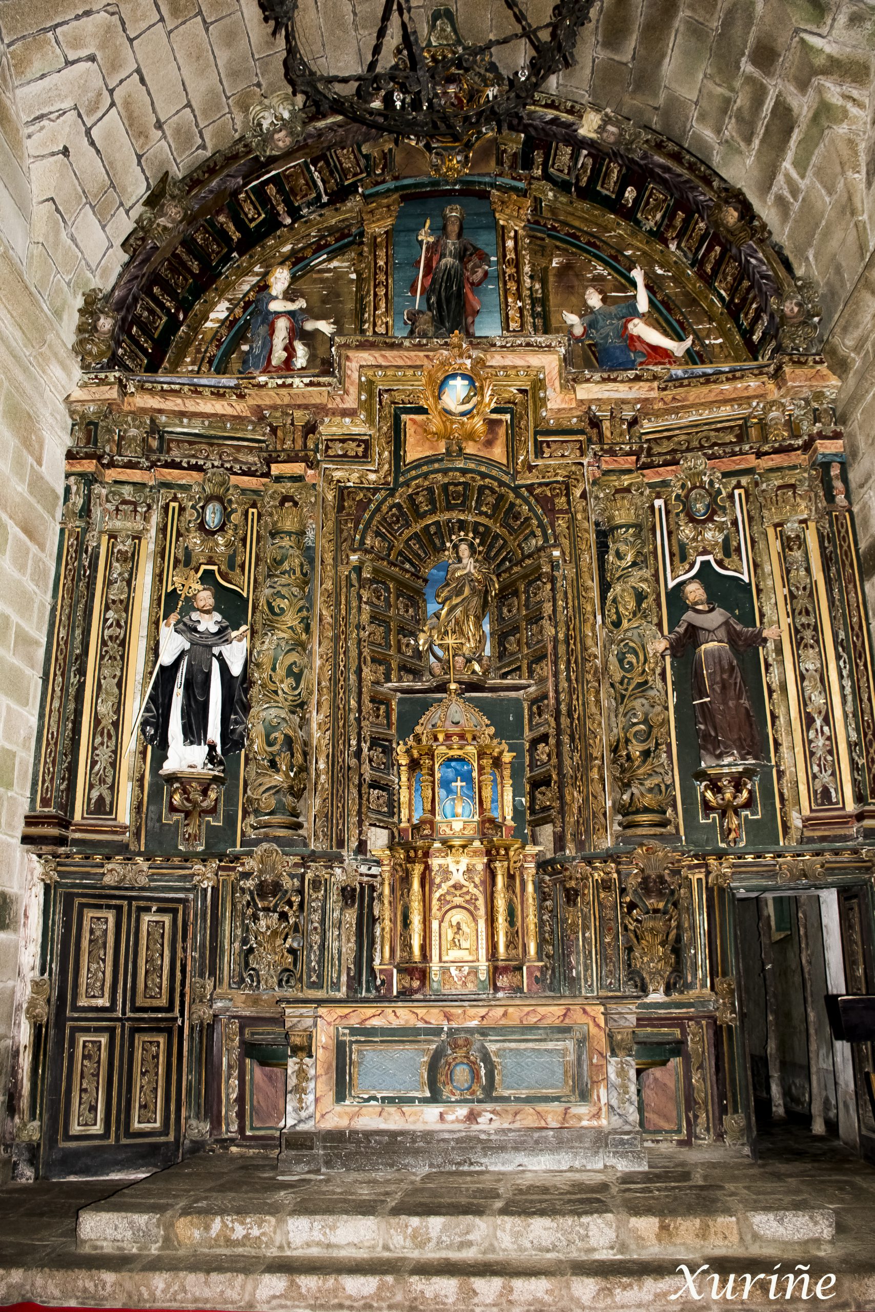 Retablo de la Capilla del Monasterio de Santa Catalina de Montefaro