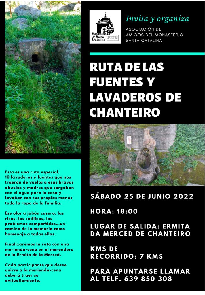 Ruta de las fuentes y lavaderos de Chanteiro