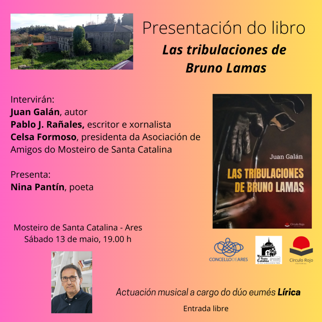 Presentación do libro «Las Tribulaciones de Bruno Lamas»