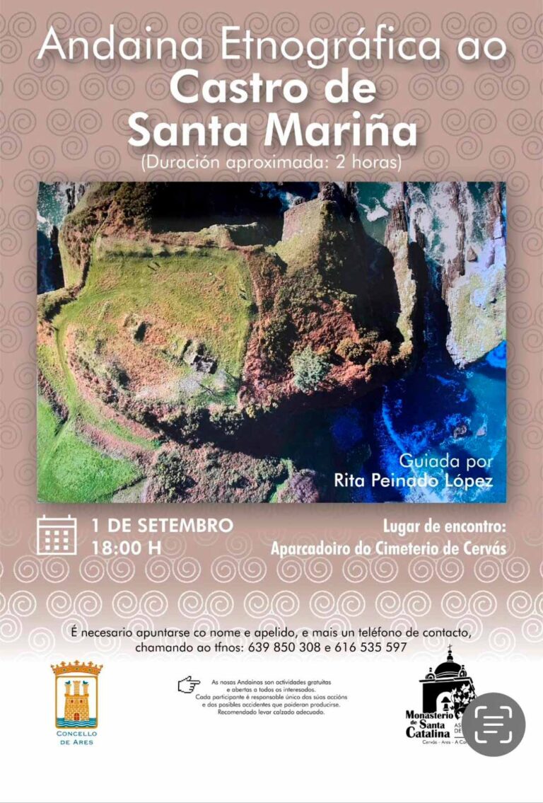Se pospone la Andaina al Castro de Santa Mariña al próximo 8 de Septiembre