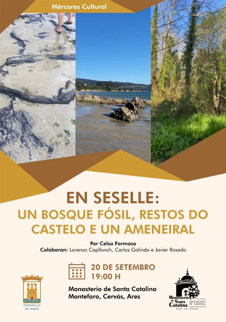 en Seselle: un bosque fósil, restos do castelo e un ameneiral