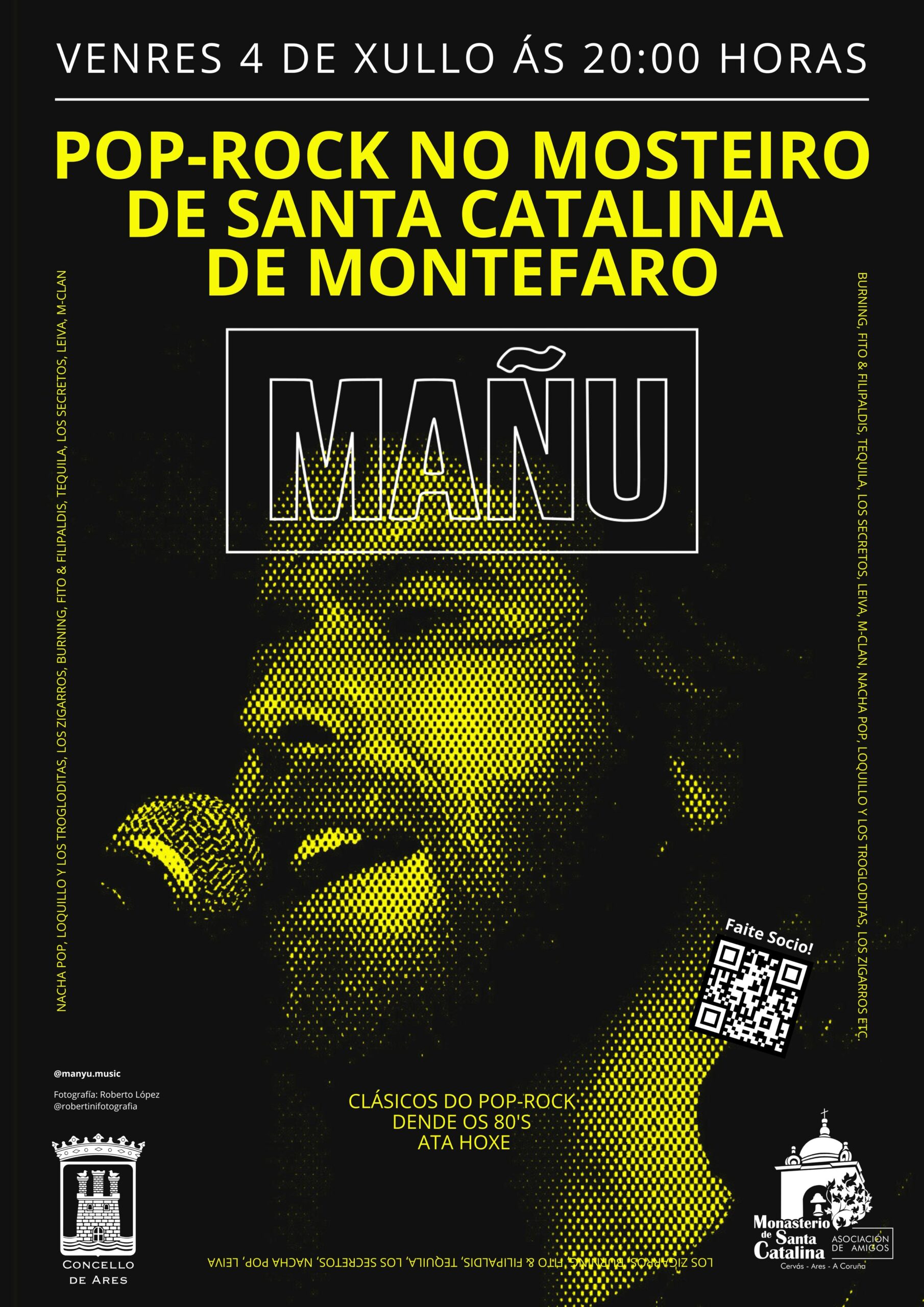 Pop rock no mosteiro de santa catalina de montefaro